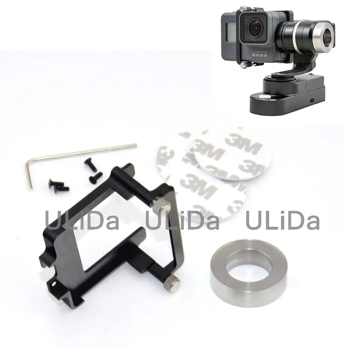 Сменное крепление для спортивной камеры Feiyu G4/WG FeiyuTech Gimbal GoPro 5 Xiaomi Yi Sj4000 AEE 44 7