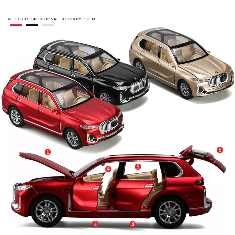 

Superior quality 1/32 SUV Toy Vehicles Alloy Automobile Model Toy Car Simulation Pull Back Gift Off-Road 16.8cm Press Will Light