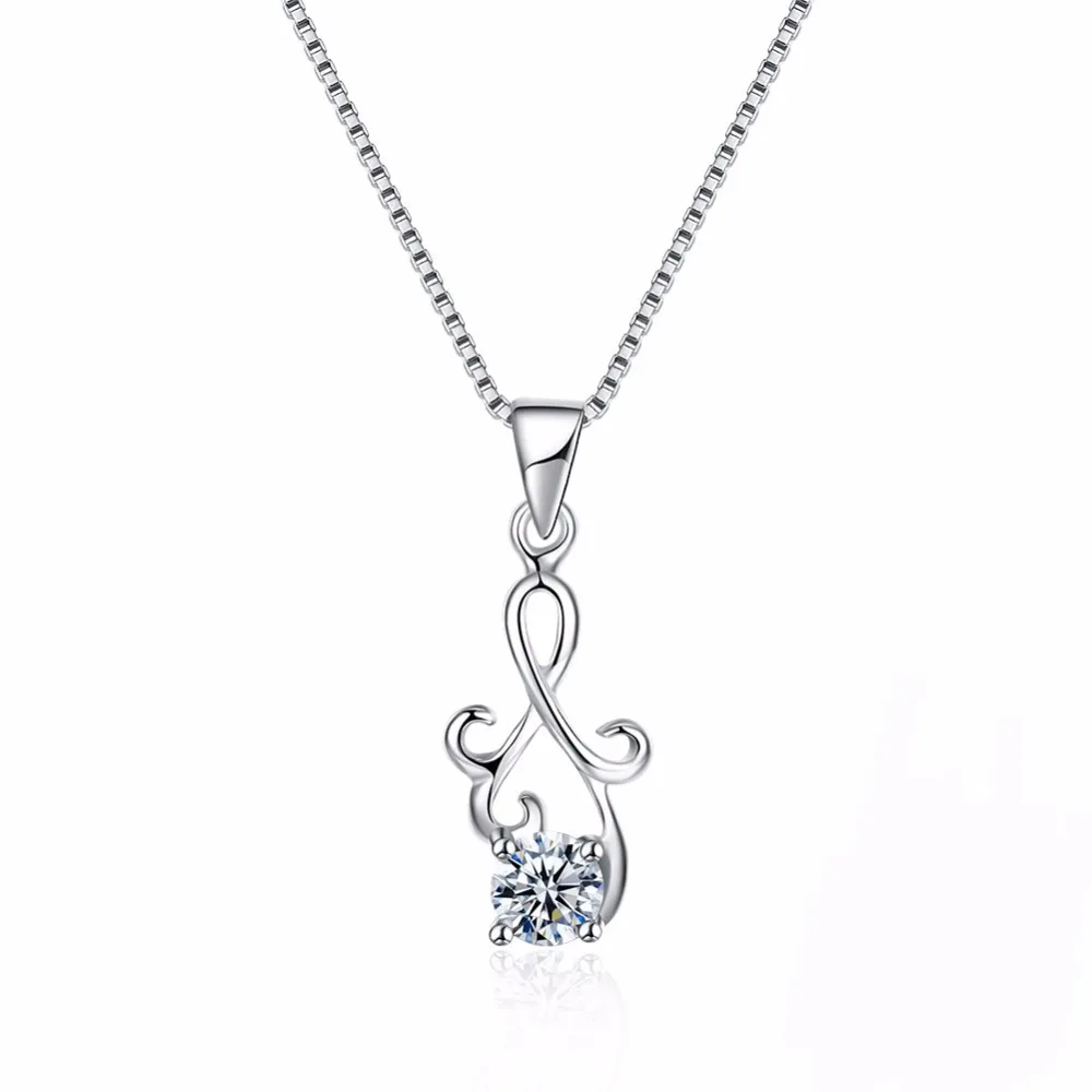 Flower Crystal Rhinestone Women Choker Pendant Necklace Sterling Silver Chain 2018 New Arrivals for Friends/Lover/Women | Украшения и
