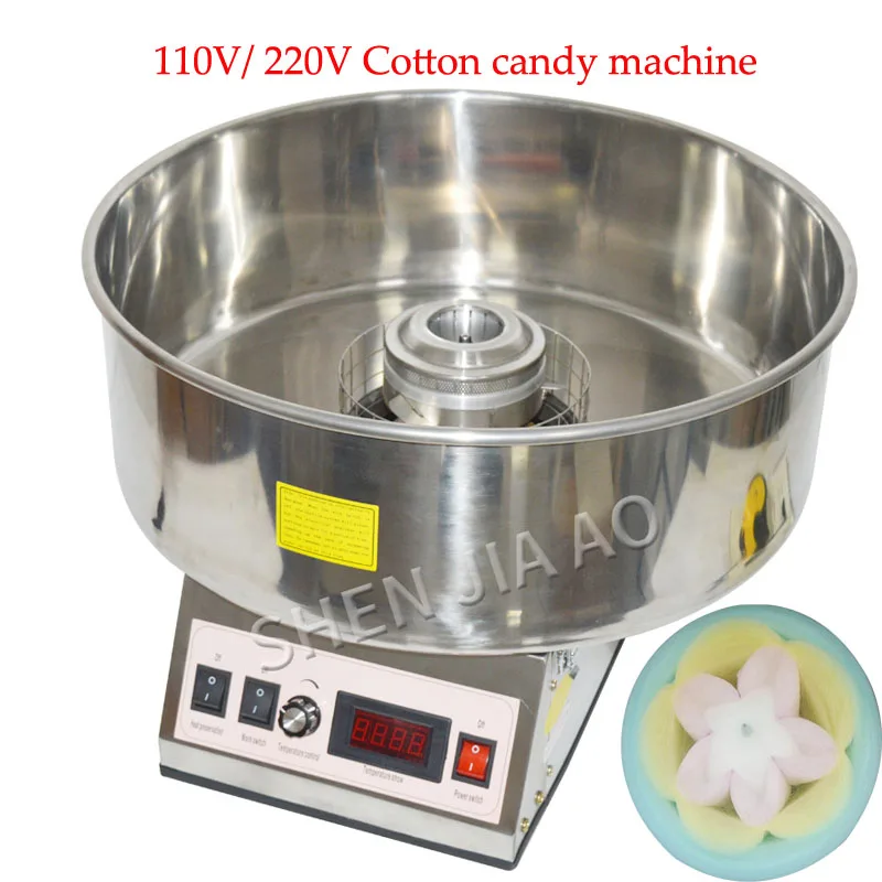 Kilde gnier At læse 110V/220V Cotton candy machine commercial electric candy floss machine  cotton candy maker Electric Cotton Machine CC-3803 1pc _ - AliExpress Mobile