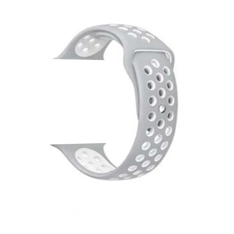 Outdoors Sport Silicone Watchband For Apple Watch Series 1 2 3 4 Bracelet 42mm/38mm For iwatch 40mm/44mm Watch Band Accessories