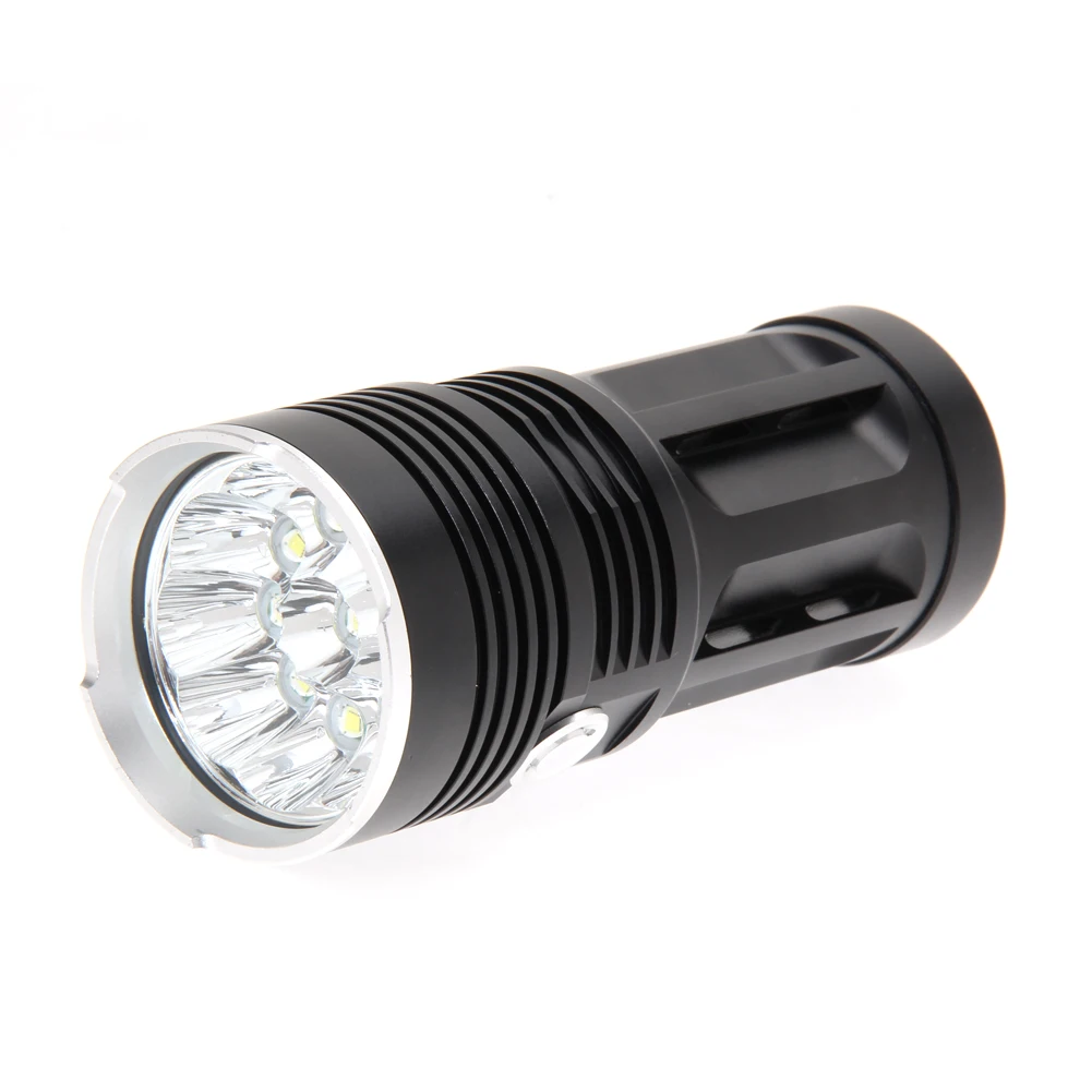 25000 Lumens 10Leds XM L T6 LED Flashlight Torch 4 x 18650 Rechargeable Battery Hunting