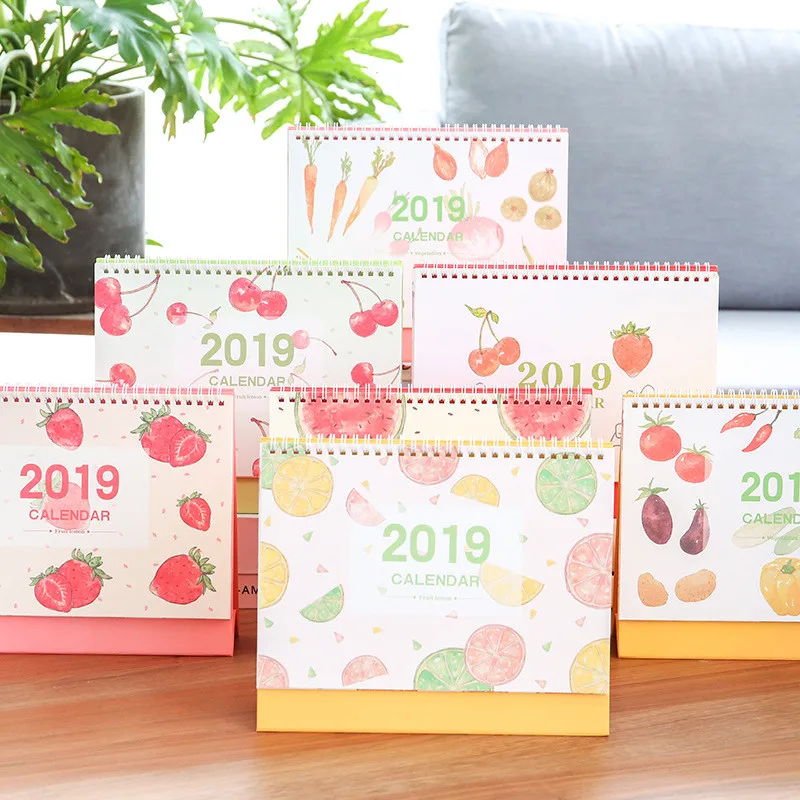 

Coloffice Fruit Simple 2019 desk calendar Daily Notepad Desk Calendar Gifts For Friends Office&School supplies 21.5*25.5cm 1PC