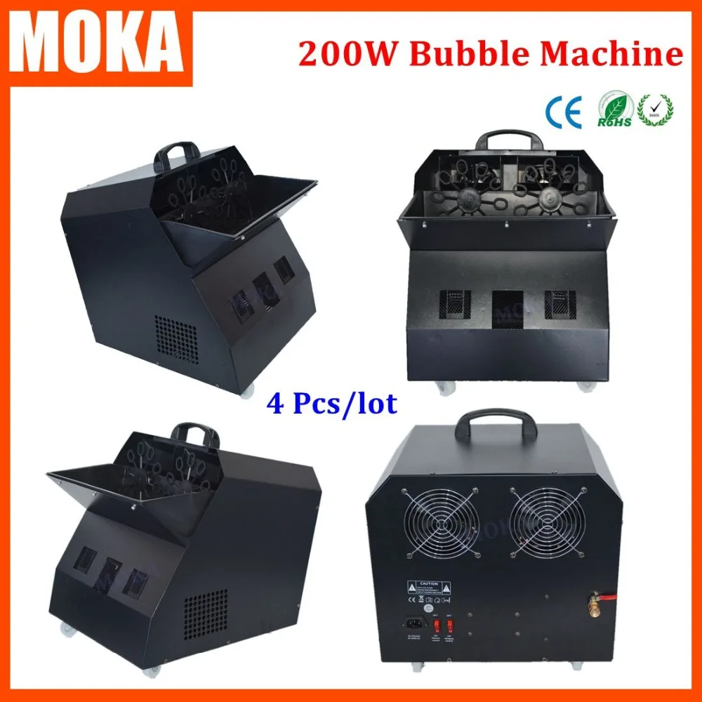 200W Double Bubble Machine Remote Control Stage Effect Large Automatic Bubble Machine For DJ