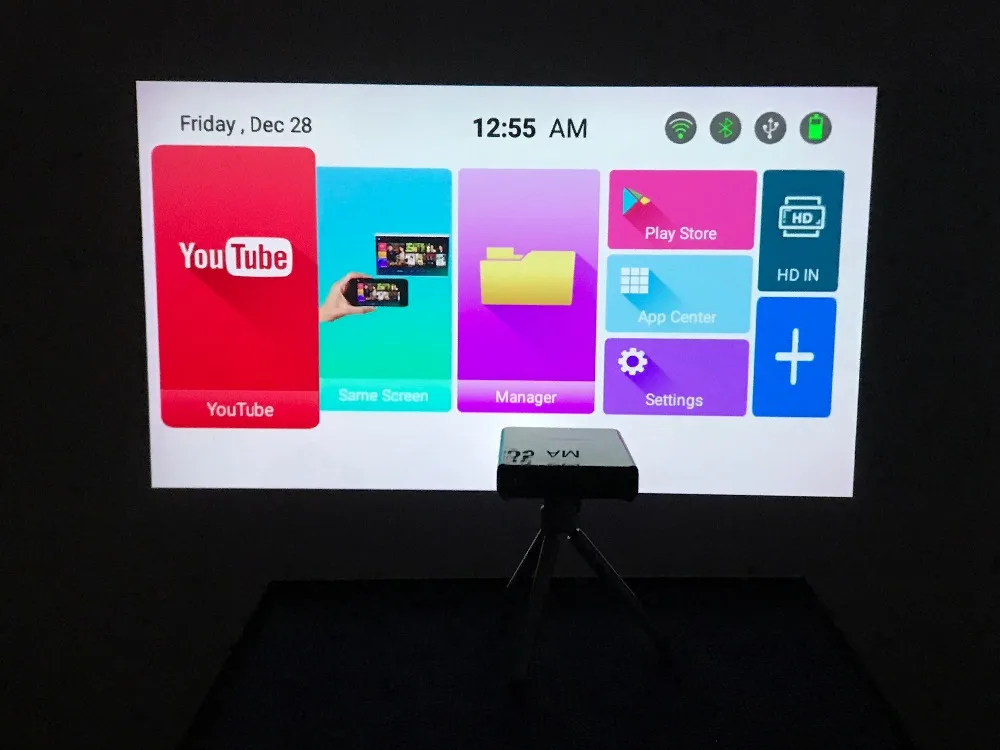 SmartIdea X2 HD Ручной DLP проектор Android 7,1 Wifi bluetooth 4,1 Pico карманный проектор HD портативный видеопроектор Miracast Airplay