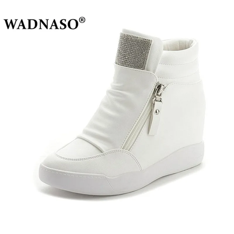 ladies wedge ankle boots