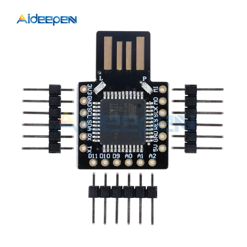 Pro Micro SS Beetle клавиатура BadUSB USB ATMEGA32U4 ATMEGA32U4-AU мини-модуль расширения для Arduino с контактом