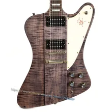 (Pre - Order) GC Custom Shop Limited Edition Slash Firebird Electric Guitar Trans Black Aged (Pre - Order) GC Custom Shop Limited Edition Slash Firebird Electric Guitar Trans Black Aged