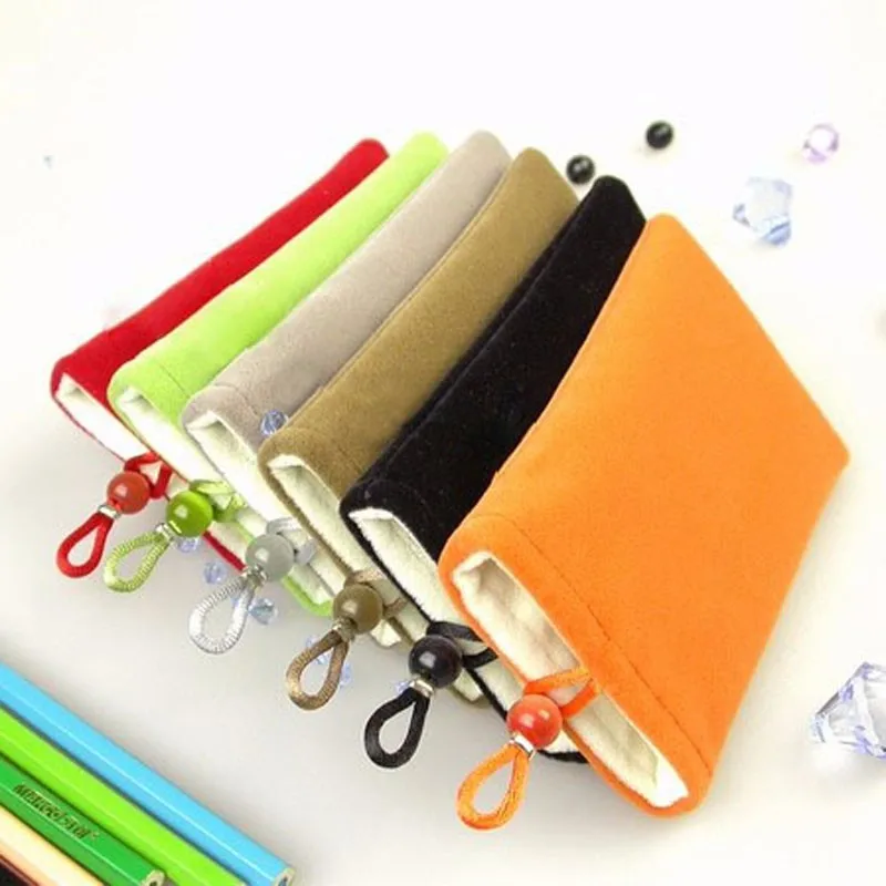 

Universal velvet flannelette Mobile Phone Soft Cloth Bag For iPhone 7 Plu Pouch Sleeve Case Cove for Alcatel LG Asus Huawei HTC