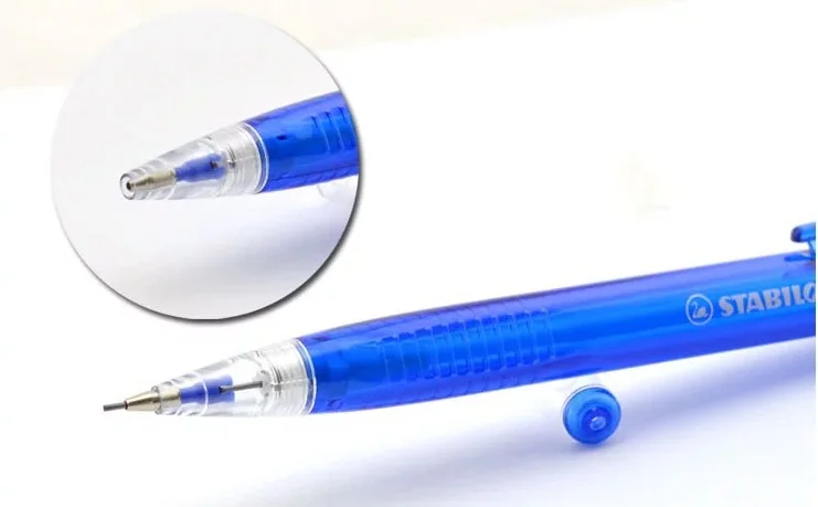 Stabilo pen 3557 /3555 прозрачный механический карандаш 0 7/0 5 коррекция треугольника|pencil