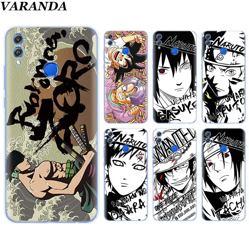 

Cartoon Sketch Naruto One Piece Silicone Soft Case for Huawei Honor 8X 8C 7A 7C 7S 9 10 Lite Y5 Y6 Y7 Y9 2019 Phone Case Coque