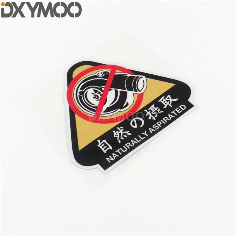 

Car Styling Vinyl Decal Warning No Turbo Naturally Aspirated Motocorss Bike Tail Truck Body Sticker Bumper