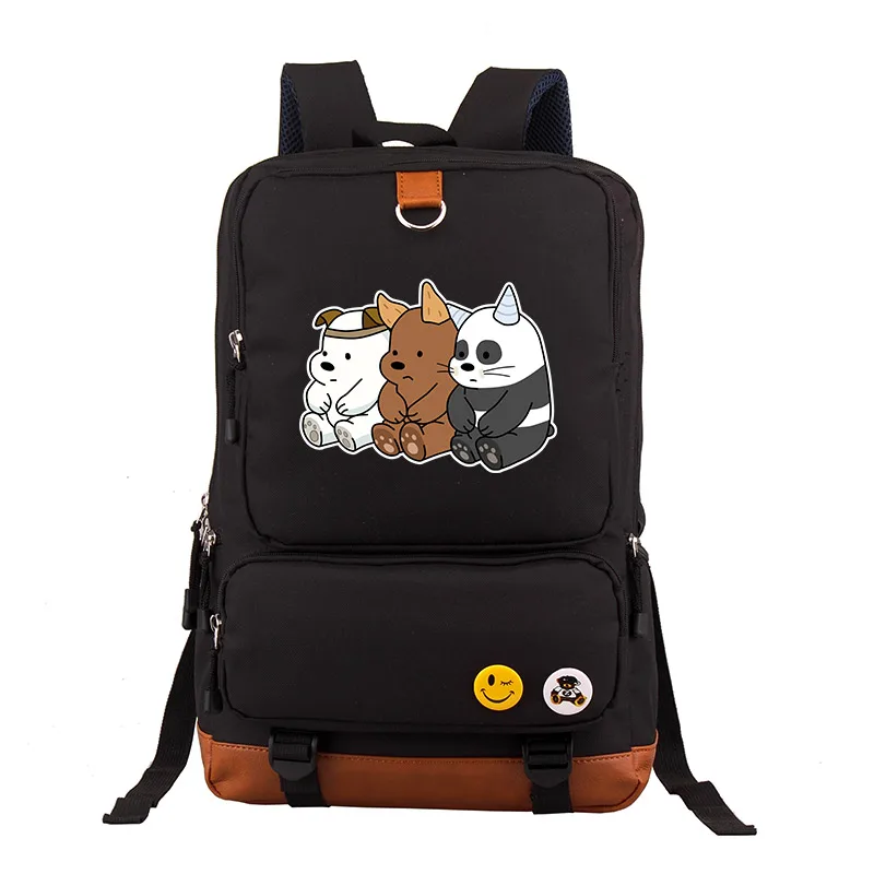  We  Bare  Bears  cute Bear  oxfords bag backpack  Girls women 