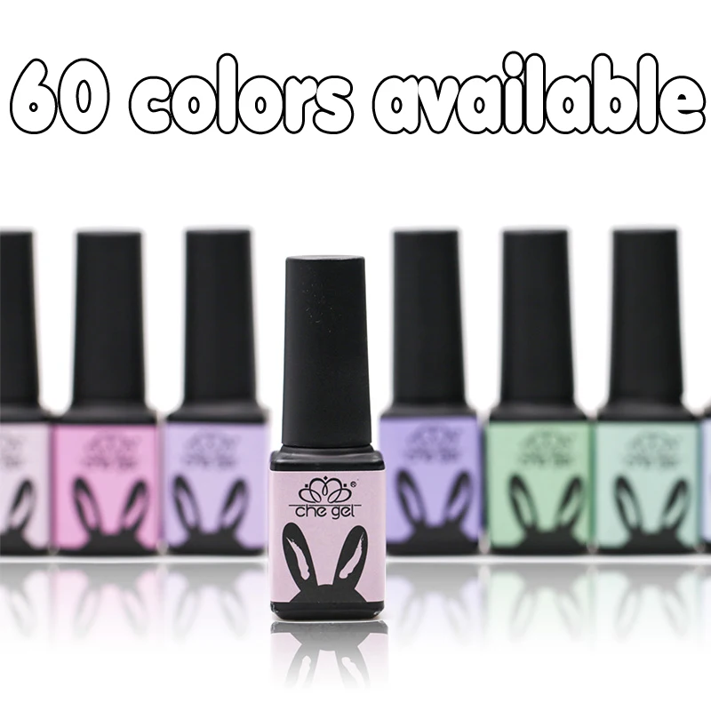 

Formaldehyde free 6 colors Che gel nail art polish manicure decoration tools led uv gel nail polish set new arrivals
