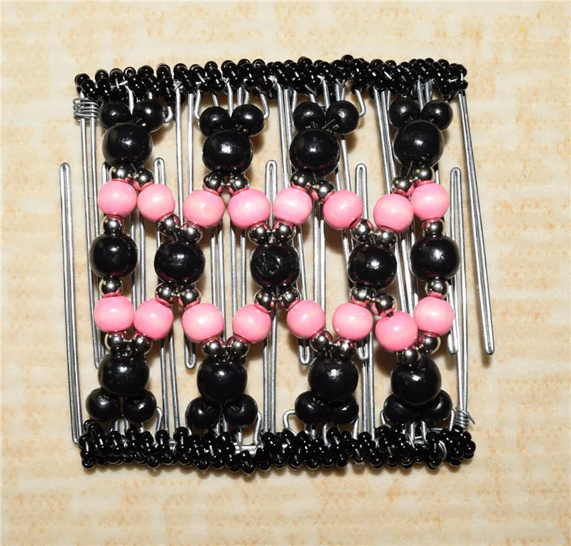 

Black and PINK metal comb girls women lady wedding pary best gift magic comb 10 pcs /lot