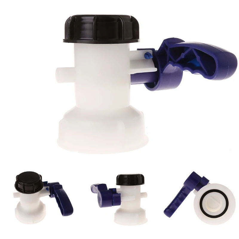

IBC Tote Tank Butterfly Valve Drain Adapter 2.95" Coarse Thread