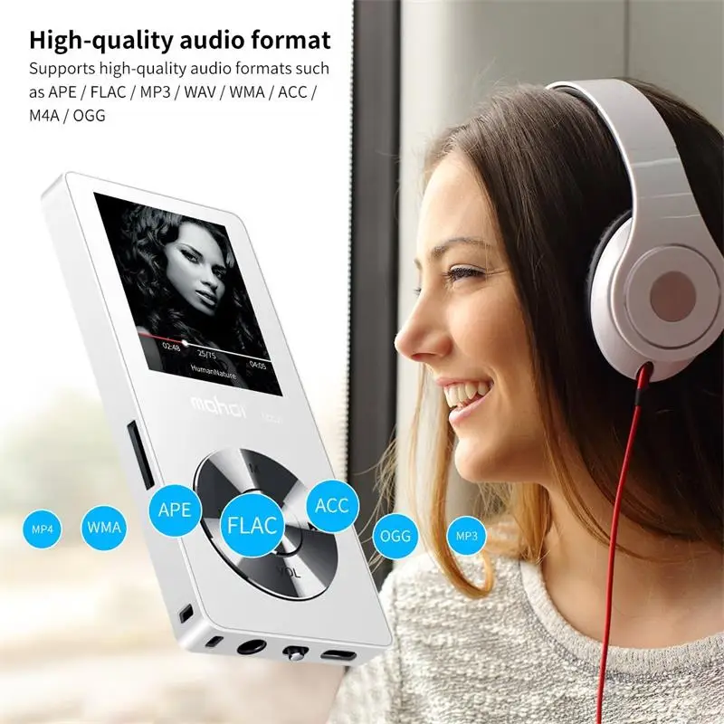 MP3 Music Player 8GB/16GB Built in Speaker Sport Lossless Sound Player 1.8inch TFT Screen with