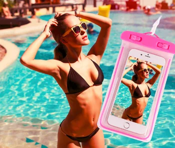 

Phone Waterproof Swimming Pouch Convenience PVC Transparent Practical Underwater Seal Snowproof Touch Bag
