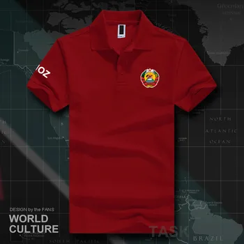 

Republic of Mozambique MOZ polo shirts men short sleeve white brands printed for country 2018 cotton nation emblem new fashion