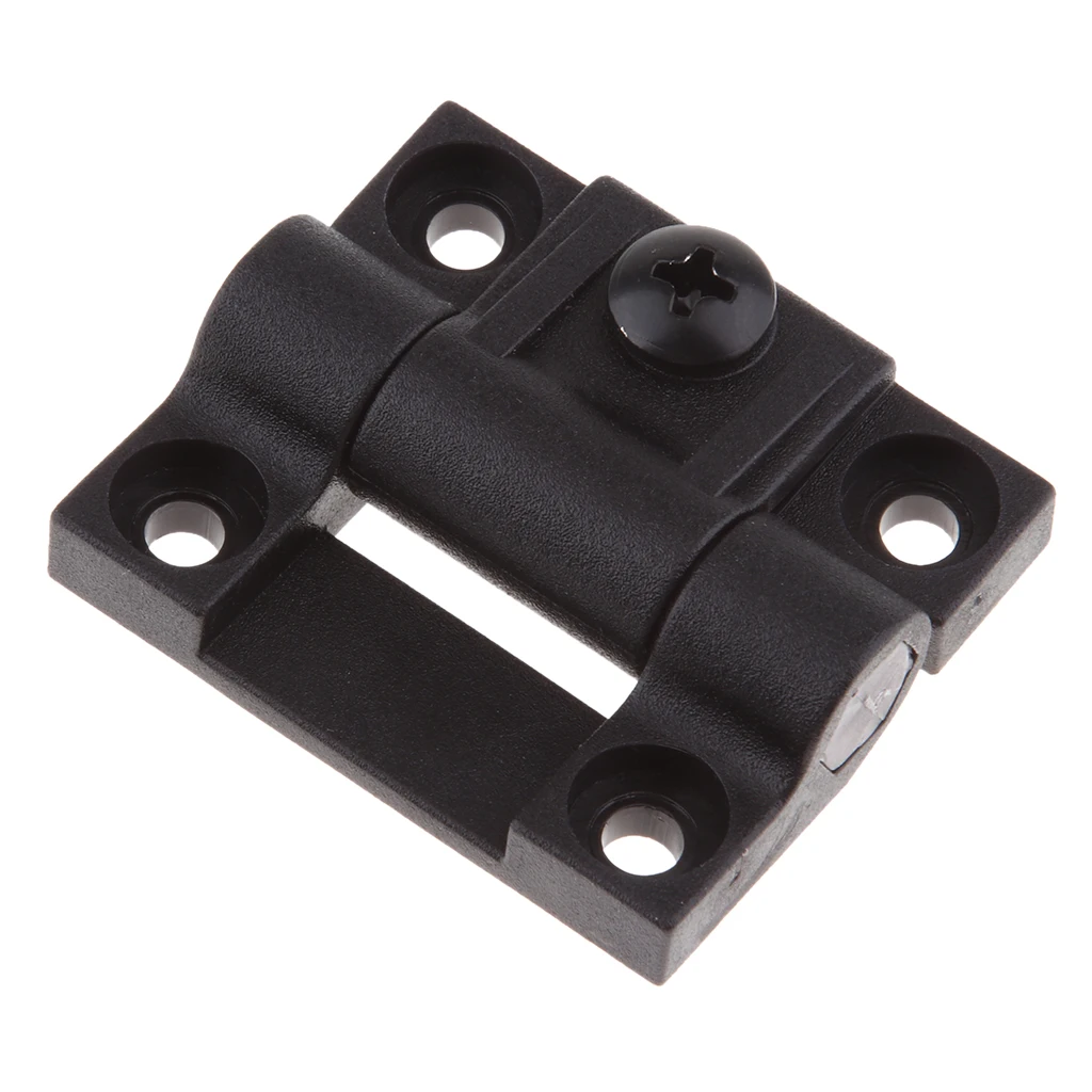 Replaces Southco E6-10-301-20,4 Hole Adjustable Torque Hinge,Black Plastic Marine Hardware