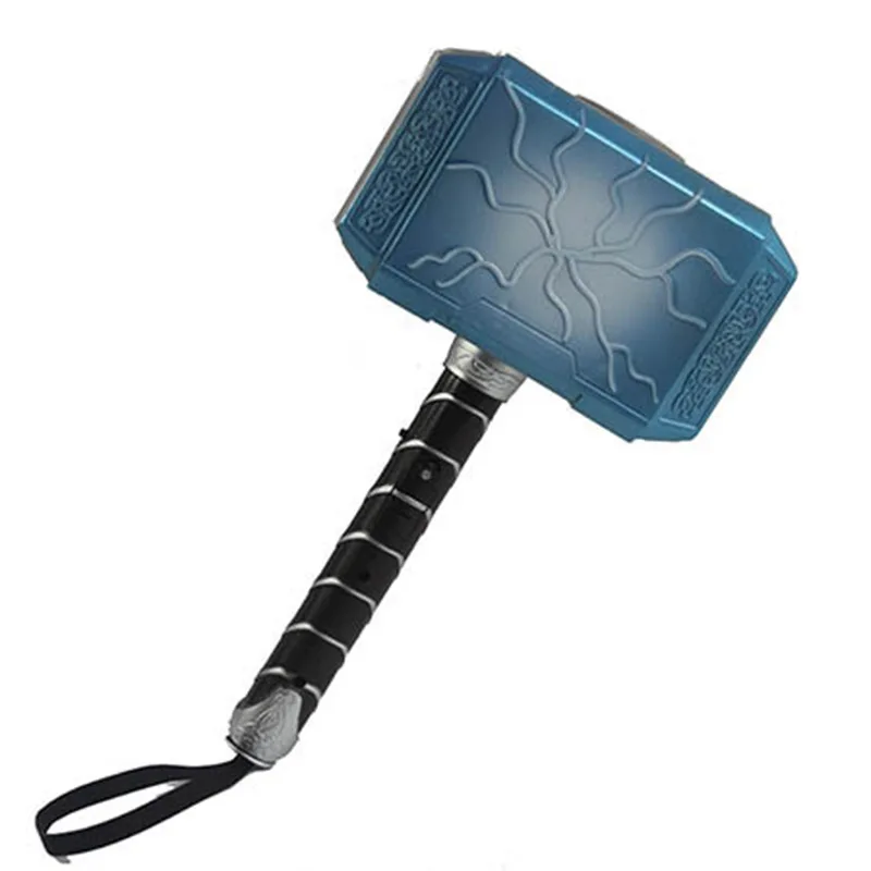 

Avengers Thor Weapon Model PVC Sound and LED Lighting Thor Cosplay Thor Hammer Action & Toy Figures Model