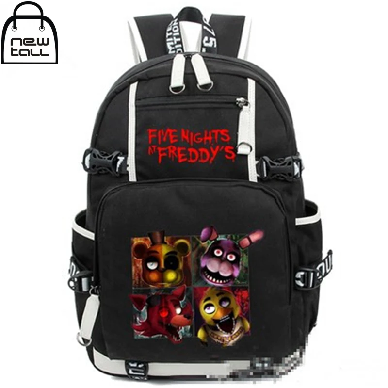 

Newtal Five Nights At Freddy's Freddy Cartoon Backpack Man Chica Foxy Bonnie FNAF Shoulder School Nylon Travel Bag New Fashion