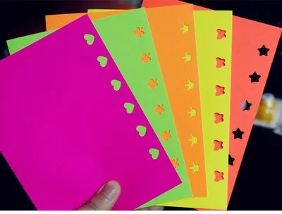 

Embossed paper Craft Sticker Multicolor Adhesive Paper Stamping DIY Scrapbooking Decor Card Party Decoration Sticky Pape