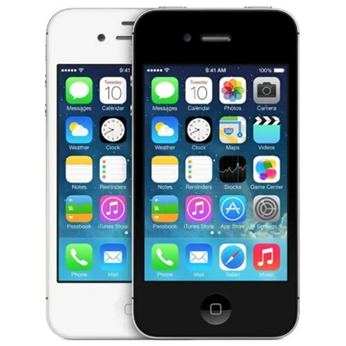 Бесплатный подарок! Apple iphone 4S, заводской разблокированный 8 ГБ/16 ГБ/32 ГБ/64 Гб мобильный телефон 3g GSM Wi-Fi gps 8MP 3,5 ''экран iOS б/у