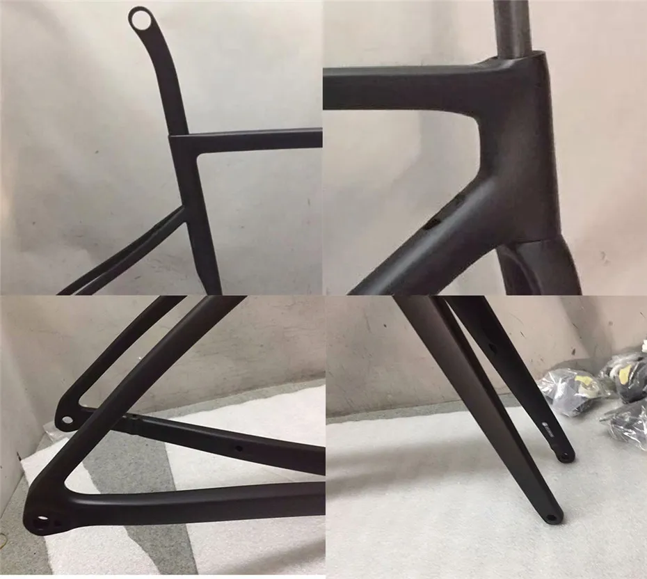 

2018 New Disc Carbon Road Frame Carbon Fiber T1000 Disc Road Bicycle Frame 142*12/ 100*12 SL6.0 Bicycle Framesets DPD Shipping