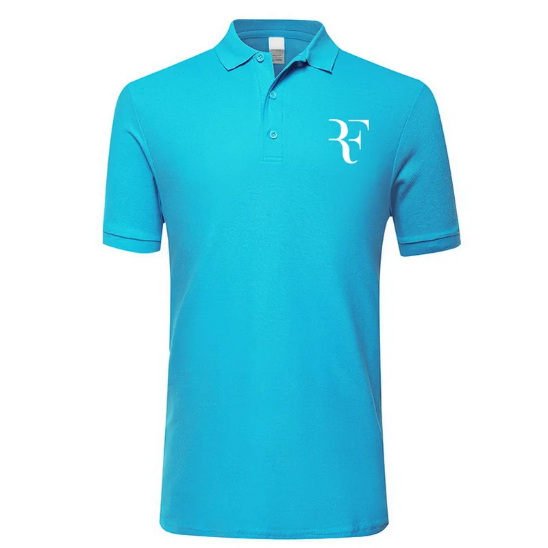 

2018 New roger federer Arrival Hot Sale Polo Shirts Men Spring Summer 14 Colors Fashion Casual Short Sleeve