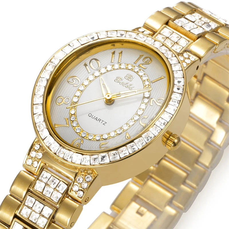 Brand Rose Gold Watch Luxurious Simple Fashion Woman's Casual Watches Stainless Quartz Wristwatches Free Shipping Sale