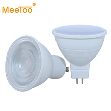 GU10 MR16 светодиодные лампы 5 W 7 W 220 V COB Чип Угол раскрытия луча 24 120 градусов Spotlight для экономии энергии дома комнатные лампочки лампада