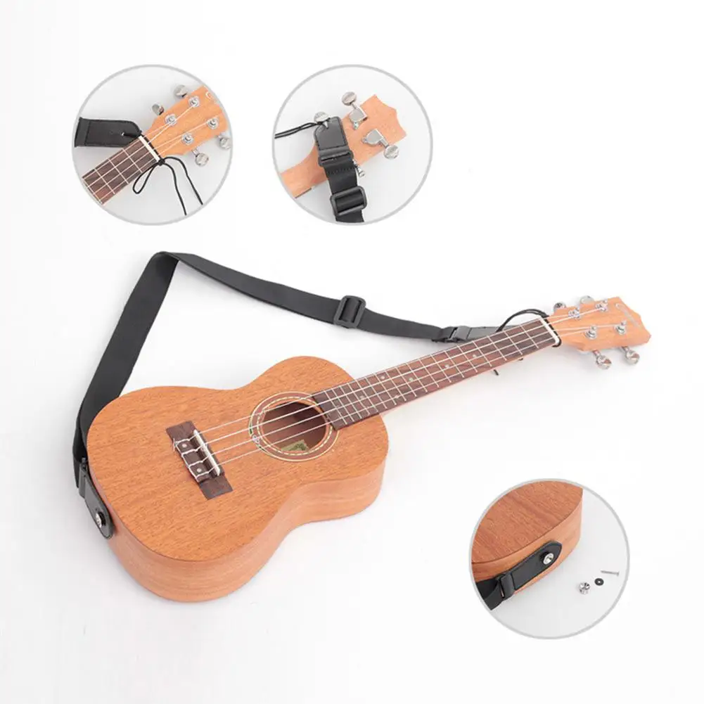 Correa de guitarra de estilo /étnico Correa de hombro de ukelele ajustable Cintur/ón de correa para el cuello y color: multicolor