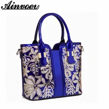 Ainvoev, модные роскошные брендовые сумки из искусственной кожи, Сумка с блестками, Женская Блестящая сумка на плечо с вышивкой, дизайнерская сумка-тоут