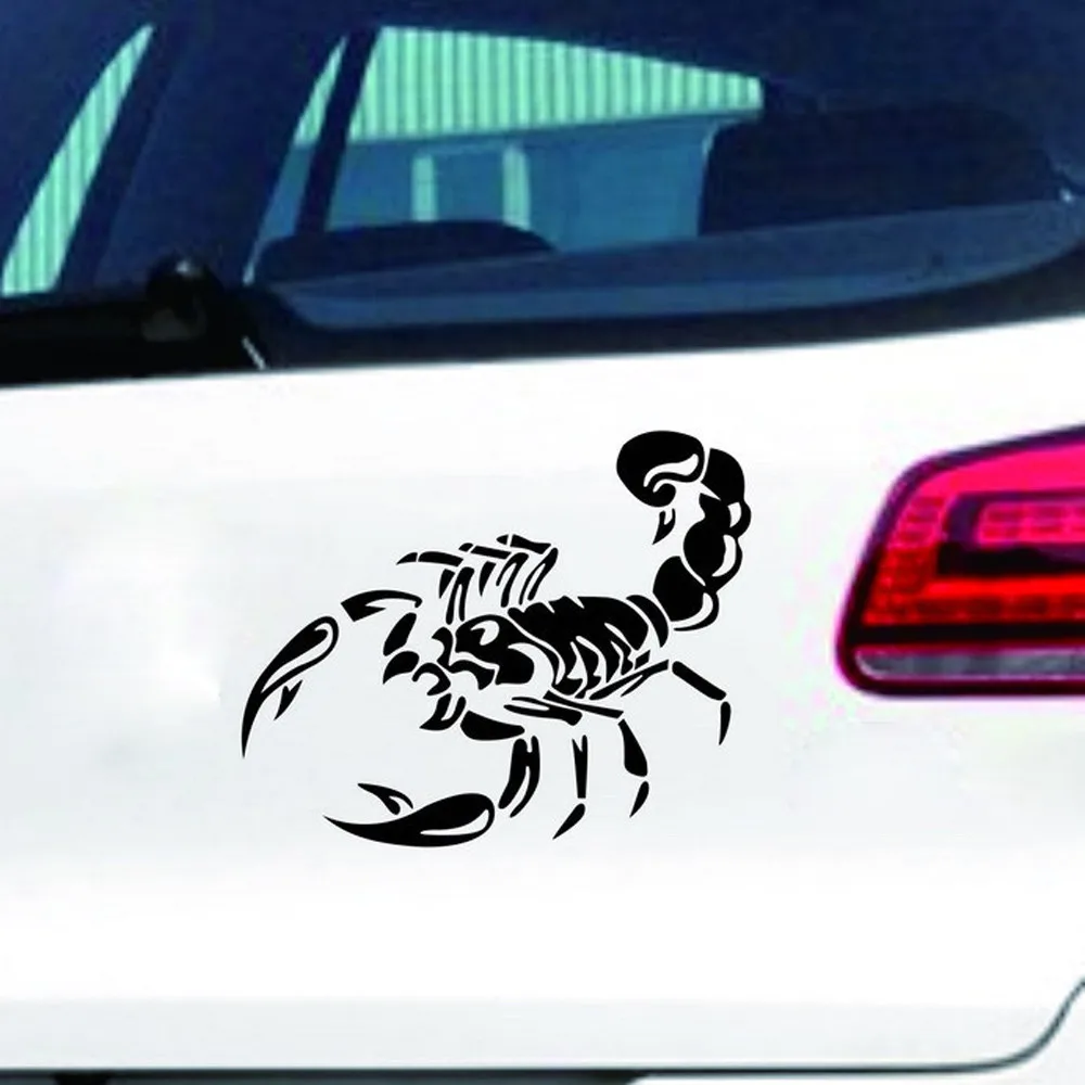 

Halloween Car Wall Home Sticker Mural Decor Decal Removable Terror Scorpion New Animal Sticker Decal Car Body Decoration 2019