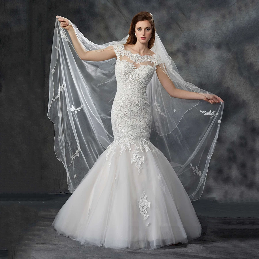 Victorian Backless Wedding Dresses Long Lace Corset Tulle Country