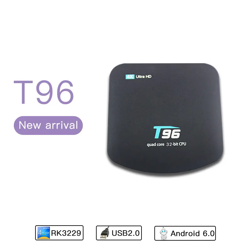 ТВ приставка Android WiFi телеприставка 4K * 2K 7 1 Интернет 1G/8G четырехъядерный 100M LAN KODI 16