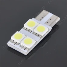 100 Лидер продаж sdle W5W 4 SMD светодиодный 5050 Автомобильная Лампа T10 194 168 Авто Светодиодная лампа для чтения свет Дверные огни оформление освещения Купол лампы