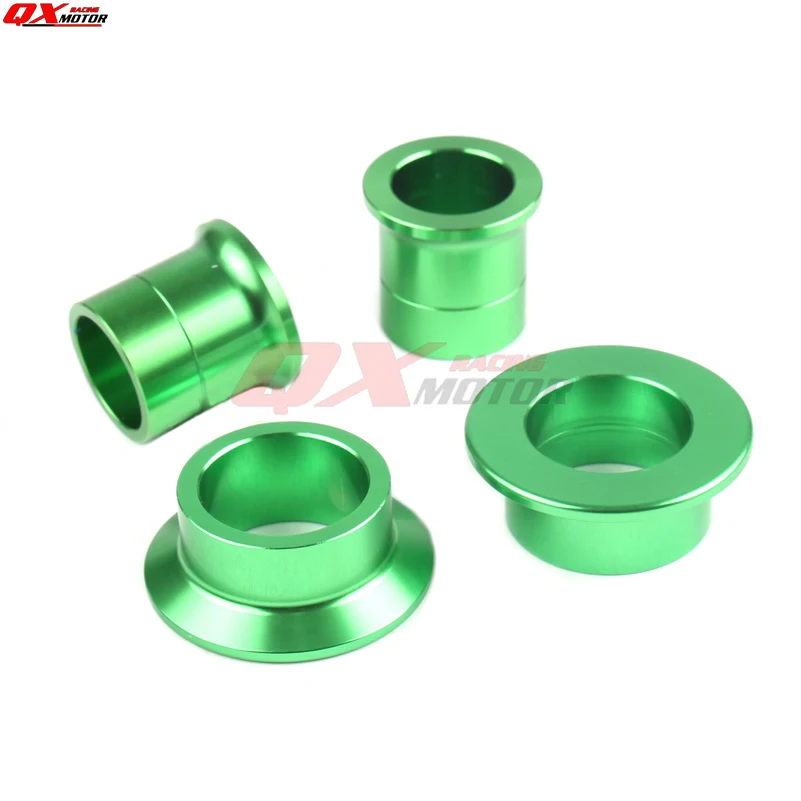 

KX125 KX250 KXF250 KXF450 Motorcycle Motorcross Dirt Bike Off Road CNC Billet Aluminum Front and Rear Wheel Hub Spacers