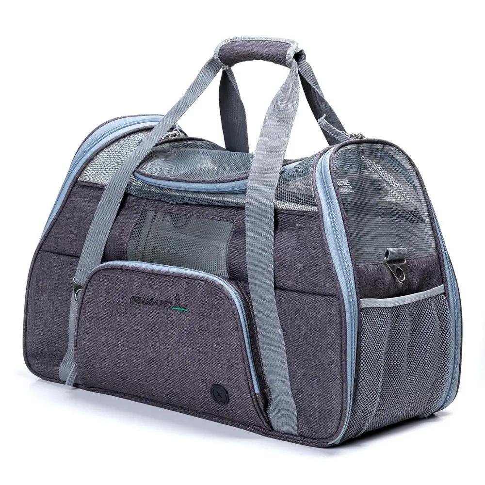 Новая роскошная портативная переносная сумка для собак, больших собак, кошек, рюкзак на плечо, сумка для переноски домашних животных, сумки через плечо, рюкзак для путешествий