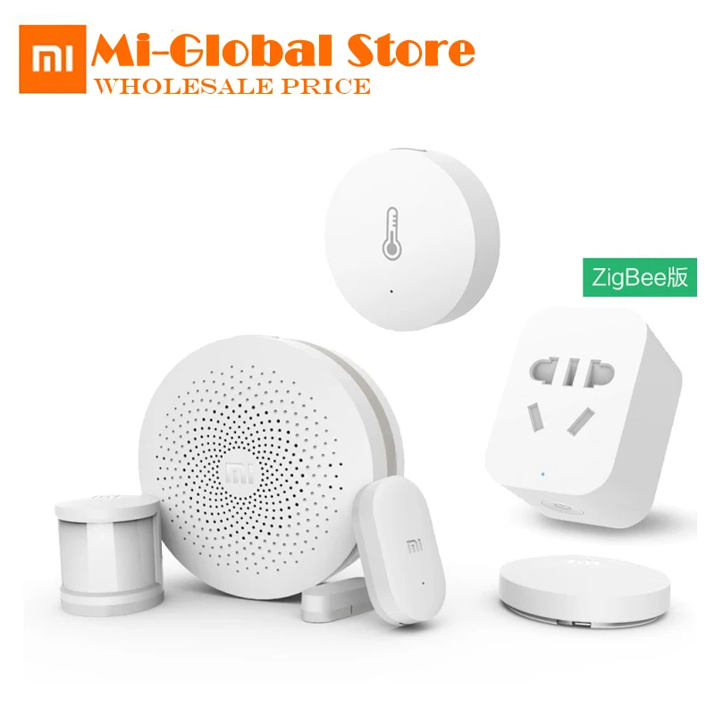 

Xiaomi Smart Home Kits Gateway,Door Window Sensor,Human Body Sensor ,Wireless Switch, Humidity ,Zigbee Socket Multifunctional