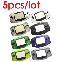 5 шт./партия,, черный чехол с кнопками, ретро-консоль, чехол для игровой консоли GameboyAdvance GBO DMG, цветной карман