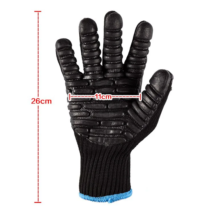 Антивибрационные защитные перчатки нейлоновые амортизирующие механики ударопрочные рабочие перчатки вспенивающиеся перчатки