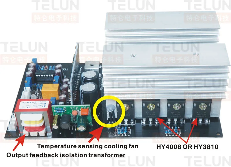 4000 Вт пик 8000 Вт DC12V/24 В/36 В/48 В/60 в к AC 220 В синусоидальный инвертор материнская плата для DIY генерации солнечной энергии/резервного питания