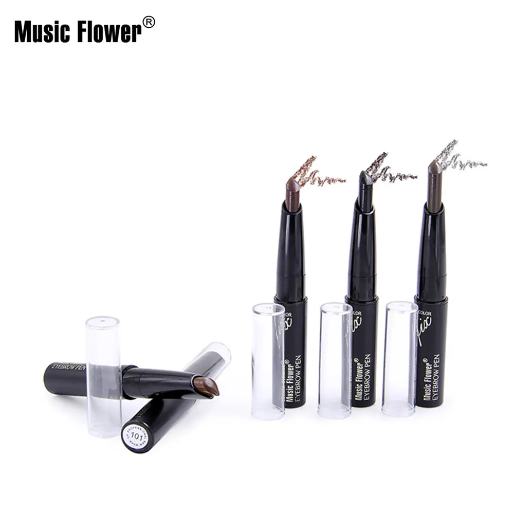 Eyebrow new solid color anti-smudge drop-shaped eyebrow eye makeup tools four colors