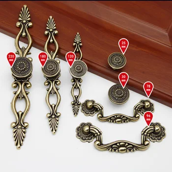 

Metal Pull Handles Knob Green Bronze Color Anodize for Furniture Door Drawer Cupboard Cabinet Closet Wardrobe Bedstand Archaize