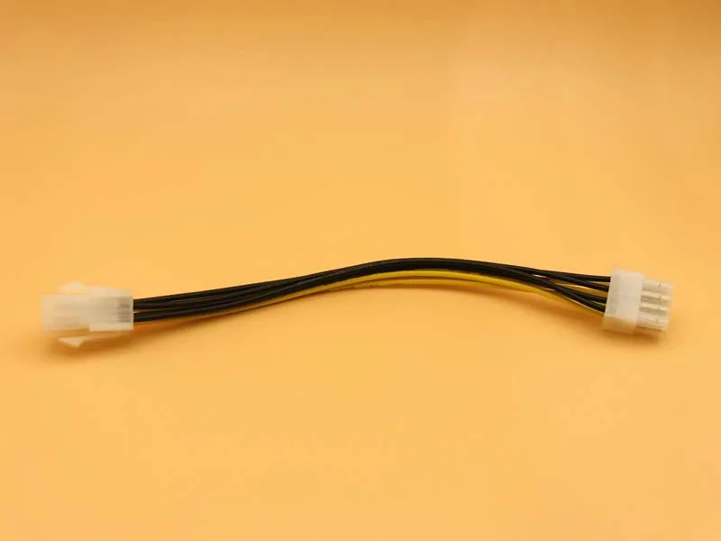 20cm ATX 4 Pin to 8 pin EPS 12V ATX Motherboard Power Supply Adapter Converter Cable For Bitcoin Miner Antminer Mining