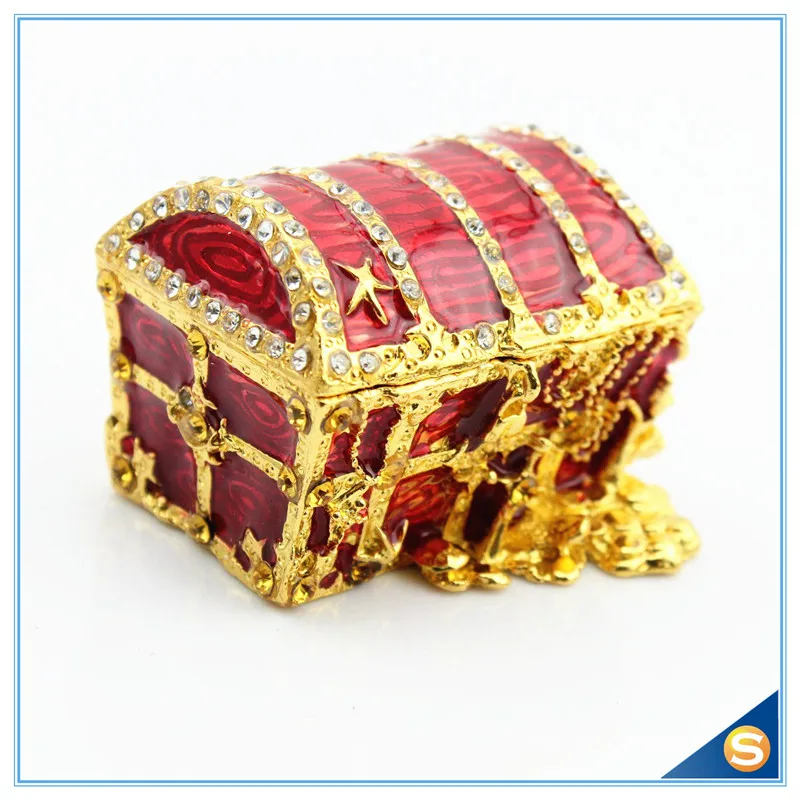 Pewter Metal Jewelry Box Collective Box for Jewelriesin Bottles, Jars