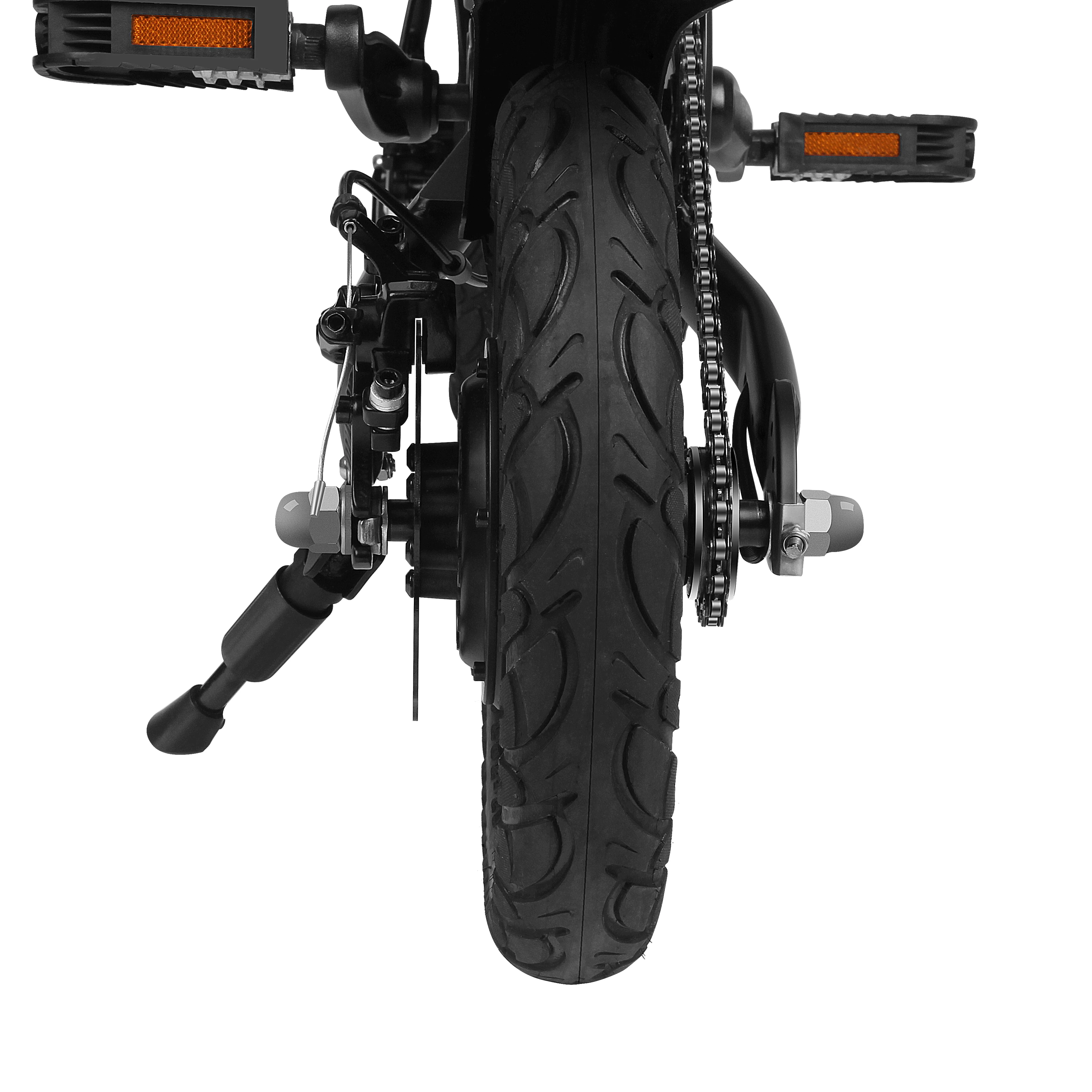 Flash Deal Portable Electric Scooter Folding 2 Wheels Electric Bicycle 12 Inch 250W 36V Max 25KM/H Adults Black Electric Bike Bicycle 1