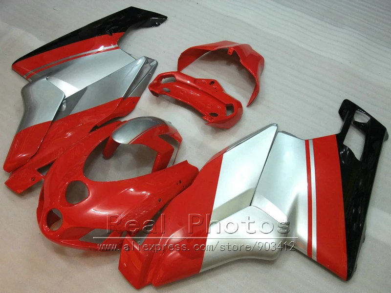 Литьевая форма Обтекатели для Ducati 749 999 2005 2006 Красный серебристый черный мотоцикл
